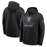 Las Vegas Raiders 2024 NFL Crucial Catch Club Pullover Hoodie - Black for sale
