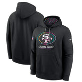 San Francisco 49ers 2024 NFL Crucial Catch Big & Tall Club Pullover Hoodie - Black online