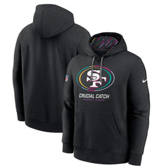 San Francisco 49ers 2024 NFL Crucial Catch Big & Tall Club Pullover Hoodie - Black online