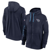 Tennessee Titans 2024 Sideline Club Full-Zip Hoodie - Navy online