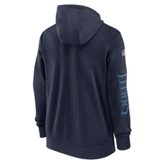 Tennessee Titans 2024 Sideline Club Full-Zip Hoodie - Navy online