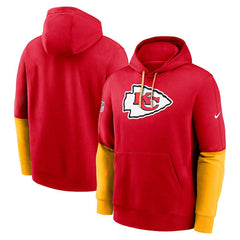 Kansas City Chiefs 2024 Sideline Club Pullover Hoodie - Red sale