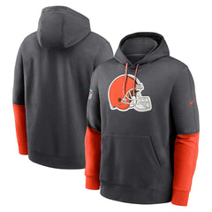 Cleveland Browns 2024 Sideline Club Pullover Hoodie - Anthracite cheap