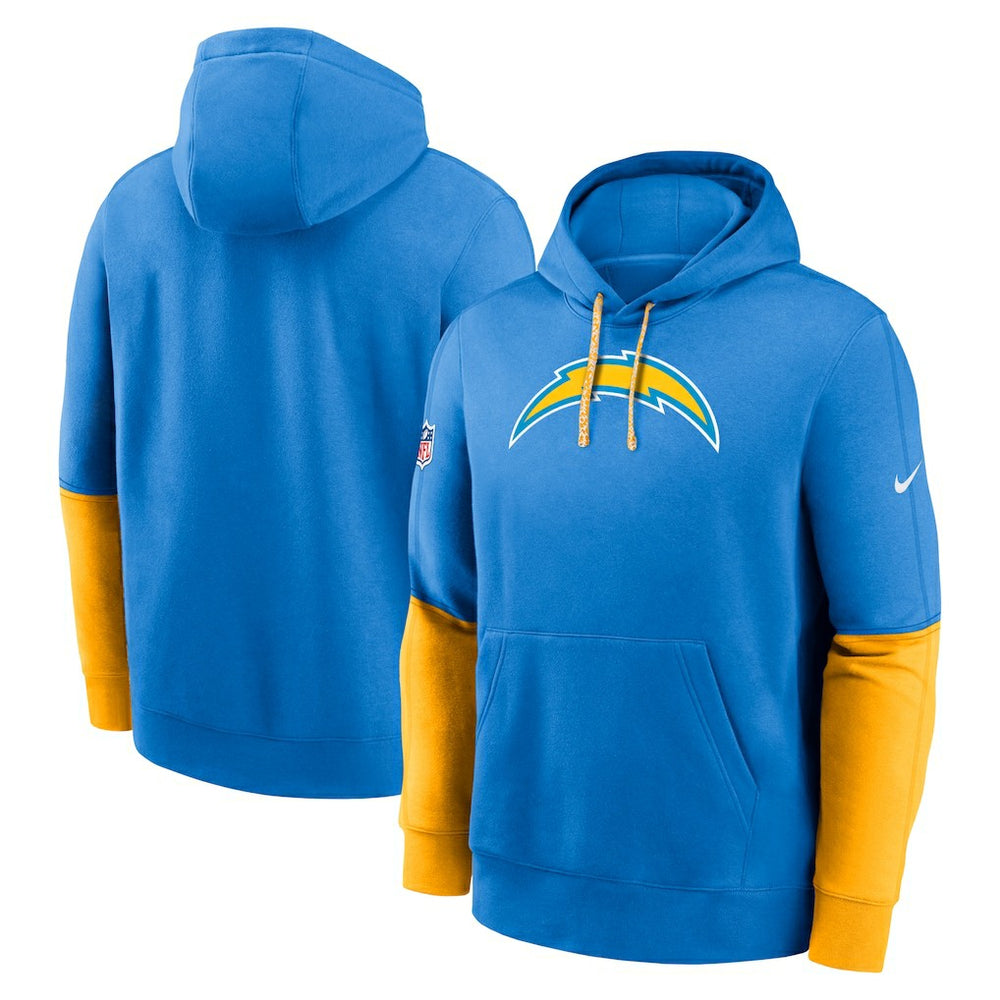 Los Angeles Chargers 2024 Sideline Club Pullover Hoodie - Powder Blue online
