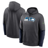 Seattle Seahawks 2024 Sideline Club Pullover Hoodie - Anthracite online