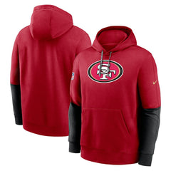 San Francisco 49ers 2024 Sideline Club Pullover Hoodie - Scarlet online