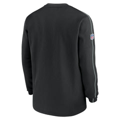 Las Vegas Raiders 2024 Sideline Coaches Long Sleeve Top - Black discount