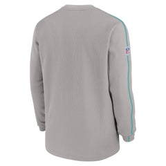Miami Dolphins 2024 Sideline Coaches Long Sleeve Top - Gray for sale