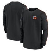 Cincinnati Bengals 2024 Sideline Coaches Long Sleeve Top - Black outlet
