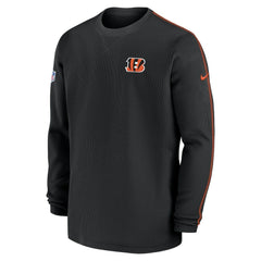 Cincinnati Bengals 2024 Sideline Coaches Long Sleeve Top - Black outlet