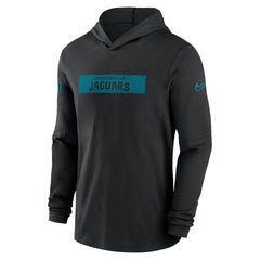 Jacksonville Jaguars 2024/25 Sideline Performance Long Sleeve Hoodie T-Shirt - Black discount