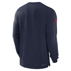 New England Patriots Sideline Player Performance Long Sleeve T-Shirt - Navy cheap