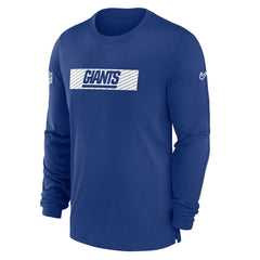 New York Giants Sideline Player Performance Long Sleeve T-Shirt - Royal sale