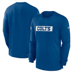 Indianapolis Colts Sideline Player Performance Long Sleeve T-Shirt - Royal sale
