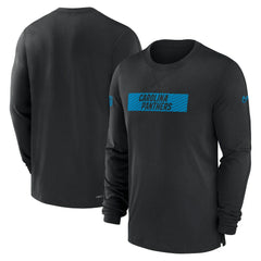 Carolina Panthers Sideline Player Performance Long Sleeve T-Shirt - Black cheap