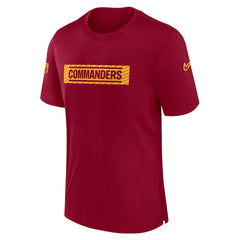 Washington Commanders Sideline Player Performance T-Shirt - Burgundy on sale