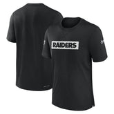 Las Vegas Raiders Sideline Player Performance T-Shirt - Black cheap
