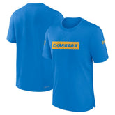 Los Angeles Chargers Sideline Player Performance T-Shirt - Powder Blue cheap