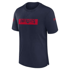 New England Patriots Sideline Player Performance T-Shirt - Navy on sale