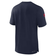 New England Patriots Sideline Player Performance T-Shirt - Navy on sale