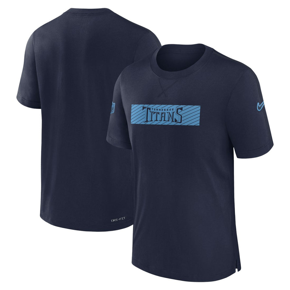 Tennessee Titans Sideline Player Performance T-Shirt - Navy sale