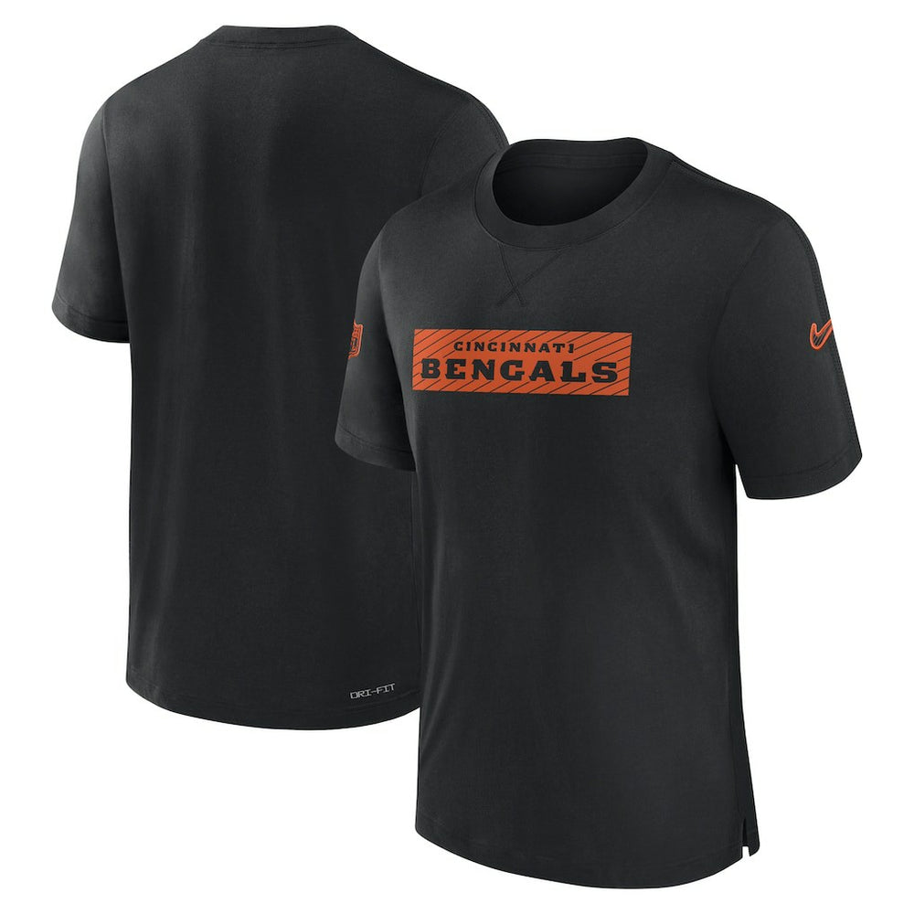 Cincinnati Bengals Sideline Player Performance T-Shirt - Black sale
