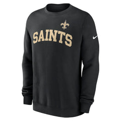 New Orleans Saints Club Pullover Sweatshirt - Black sale