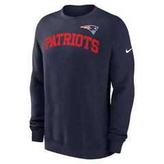 New England Patriots Club Pullover Sweatshirt - Navy sale