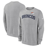 Denver Broncos Club Pullover Sweatshirt - Heather Gray outlet