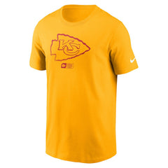 Kansas City Chiefs Faded Essential T-Shirt - Gold on sale