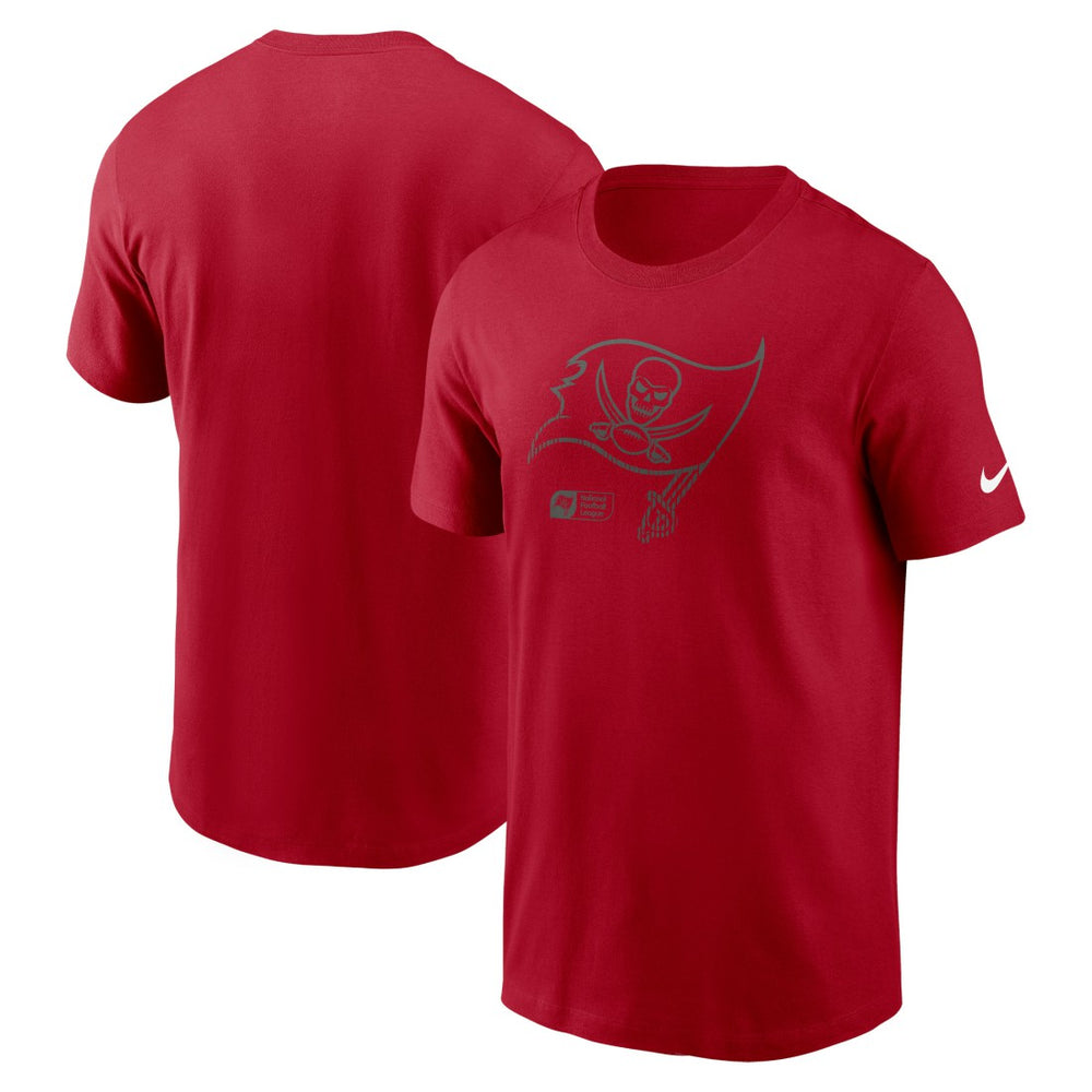Tampa Bay Buccaneers Faded Essential T-Shirt - Red for sale