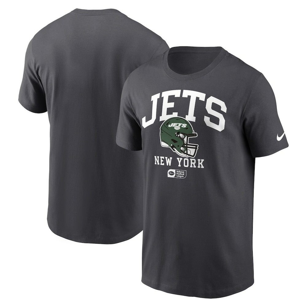 New York Jets Helmet Essential T-Shirt - Anthracite cheap