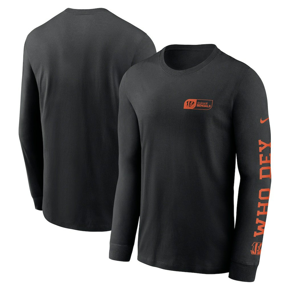 Cincinnati Bengals All Out Long Sleeve T-Shirt - Black online