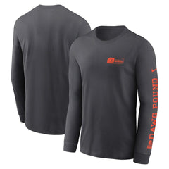 Cleveland Browns All Out Long Sleeve T-Shirt - Anthracite outlet