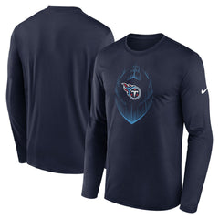 Tennessee Titans Icon Legend Performance Long Sleeve T-Shirt - Navy online