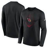 Arizona Cardinals Icon Legend Performance Long Sleeve T-Shirt - Black online