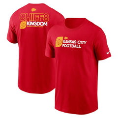 Kansas City Chiefs Outline T-Shirt - Red online