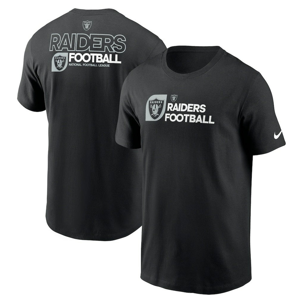 Las Vegas Raiders Outline T-Shirt - Black on sale