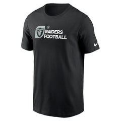 Las Vegas Raiders Outline T-Shirt - Black on sale
