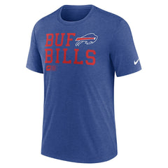 Buffalo Bills Overlap Lockup Tri-Blend T-Shirt - Royal outlet