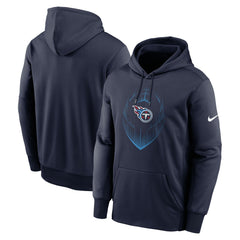 Tennessee Titans Icon Performance Pullover Hoodie - Navy cheap