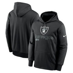 Las Vegas Raiders Performance Pullover Hoodie - Black discount