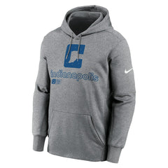 Indianapolis Colts Performance Pullover Hoodie - Heather Gray discount