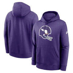 Minnesota Vikings Rewind Club Logo Pullover Hoodie - Purple outlet
