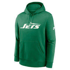 New York Jets Rewind Club Logo Pullover Hoodie - Kelly Green cheap