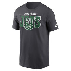 New York Jets Rewind Stack Essential T-Shirt - Charcoal discount