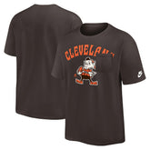 Cleveland Browns Rewind Heavy Max90 Pocket T-Shirt - Brown online