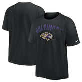 Baltimore Ravens Rewind Heavy Max90 Pocket T-Shirt - Black discount