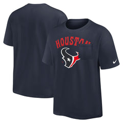 Houston Texans Rewind Heavy Max90 Pocket T-Shirt - Navy on sale