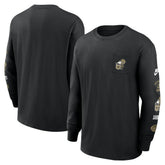New Orleans Saints Rewind Heavy Max90 Pocket Long Sleeve T-Shirt - Black outlet